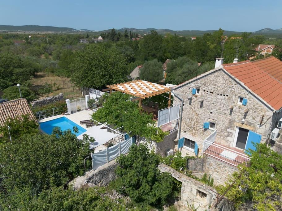 Villa Stone House Kula Milica Mala Cista Exterior foto