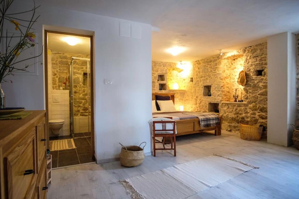 Villa Stone House Kula Milica Mala Cista Exterior foto